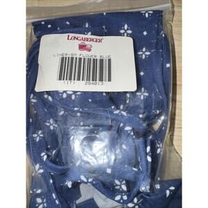 Longaberger Small Flower Blue Liner 284013